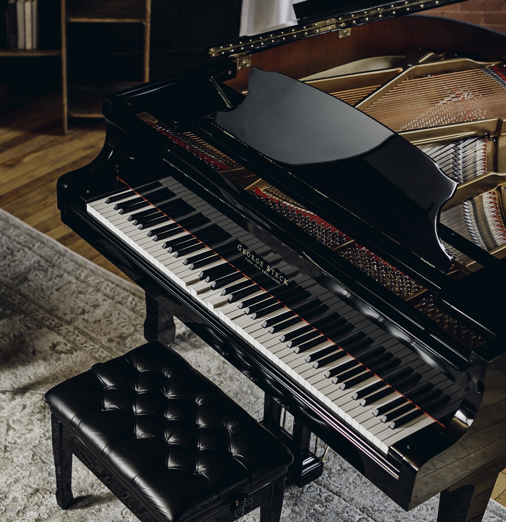 George Steck grand piano with PianoDisc system