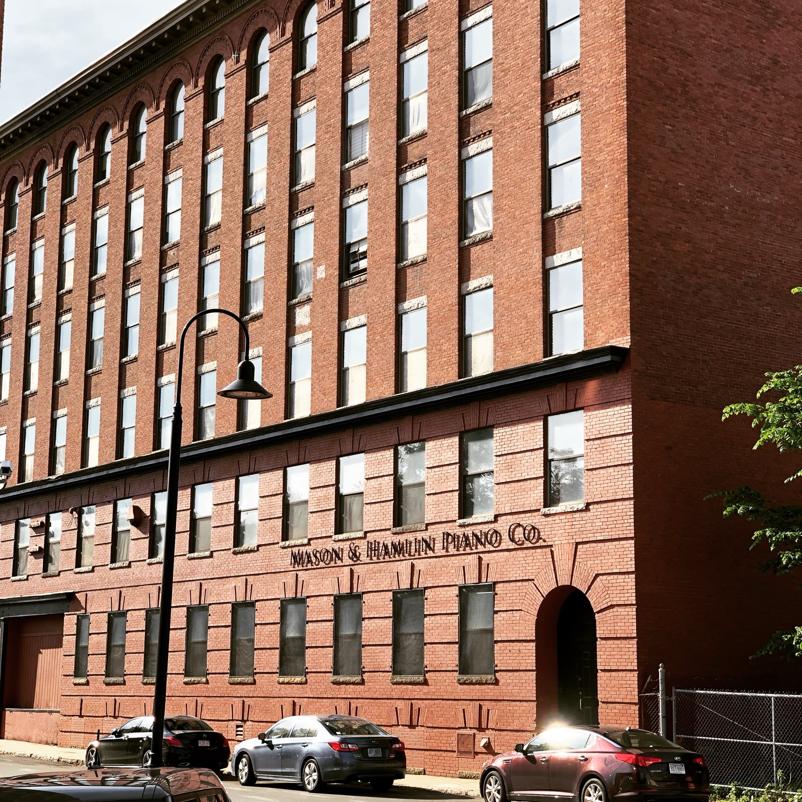 The historic Mason & Hamlin Piano Company factory.